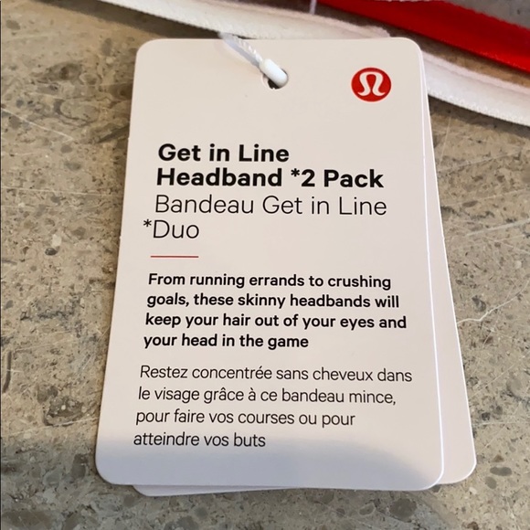 Lululemon Get In Line Headbands. Set of 4. - Picture 4 of 7